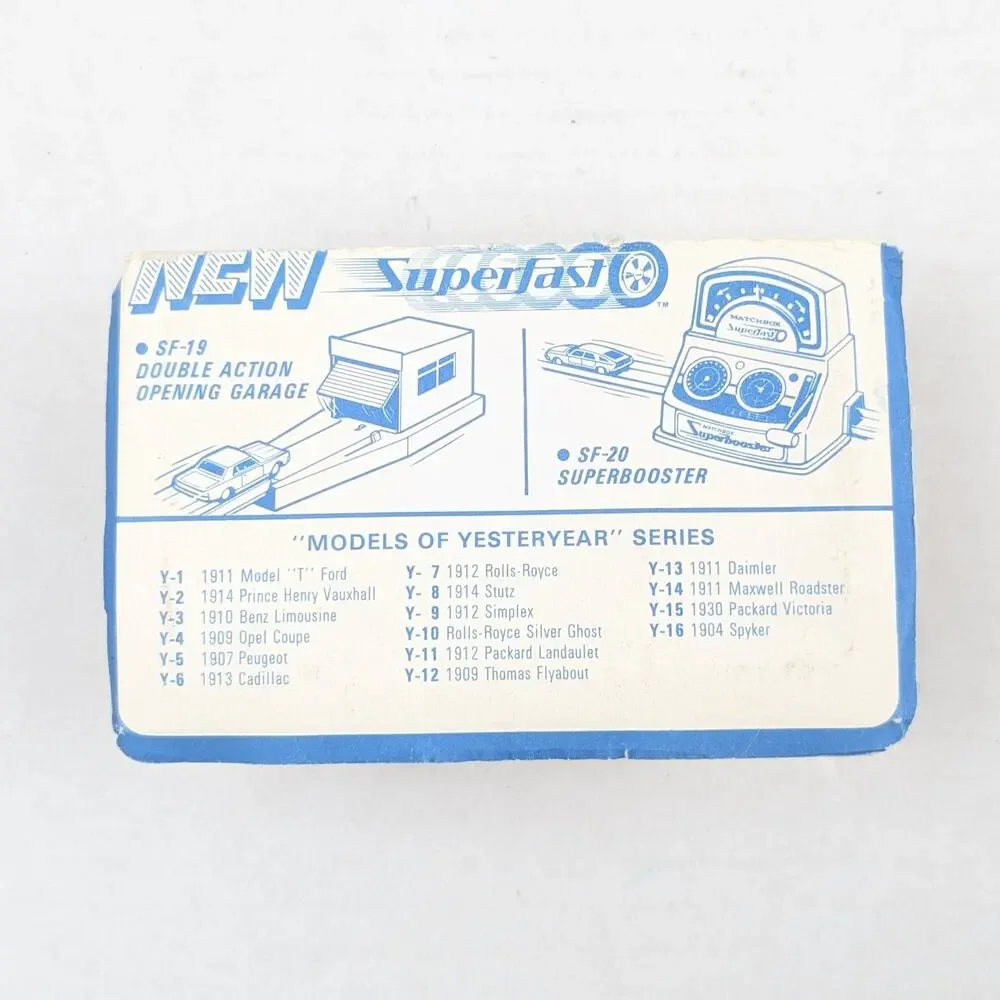 Vintage Lesney Matchbox Y-14 1911 Maxwell Roadster Incomplete Package
